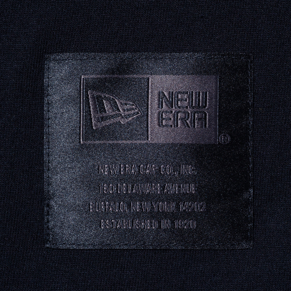 長袖 コットン Tシャツ NEW ERA BLACK LABEL ブラック リラックスフィット