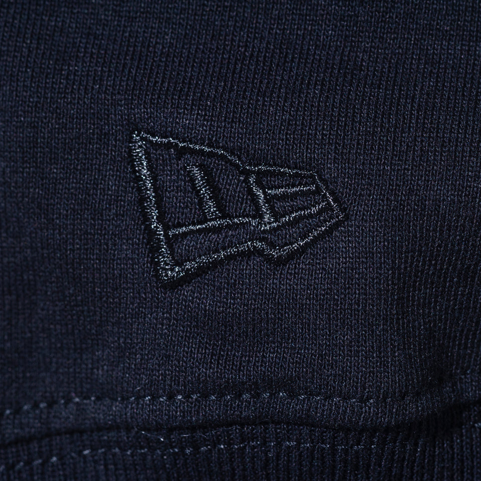長袖 コットン Tシャツ NEW ERA BLACK LABEL ブラック リラックスフィット