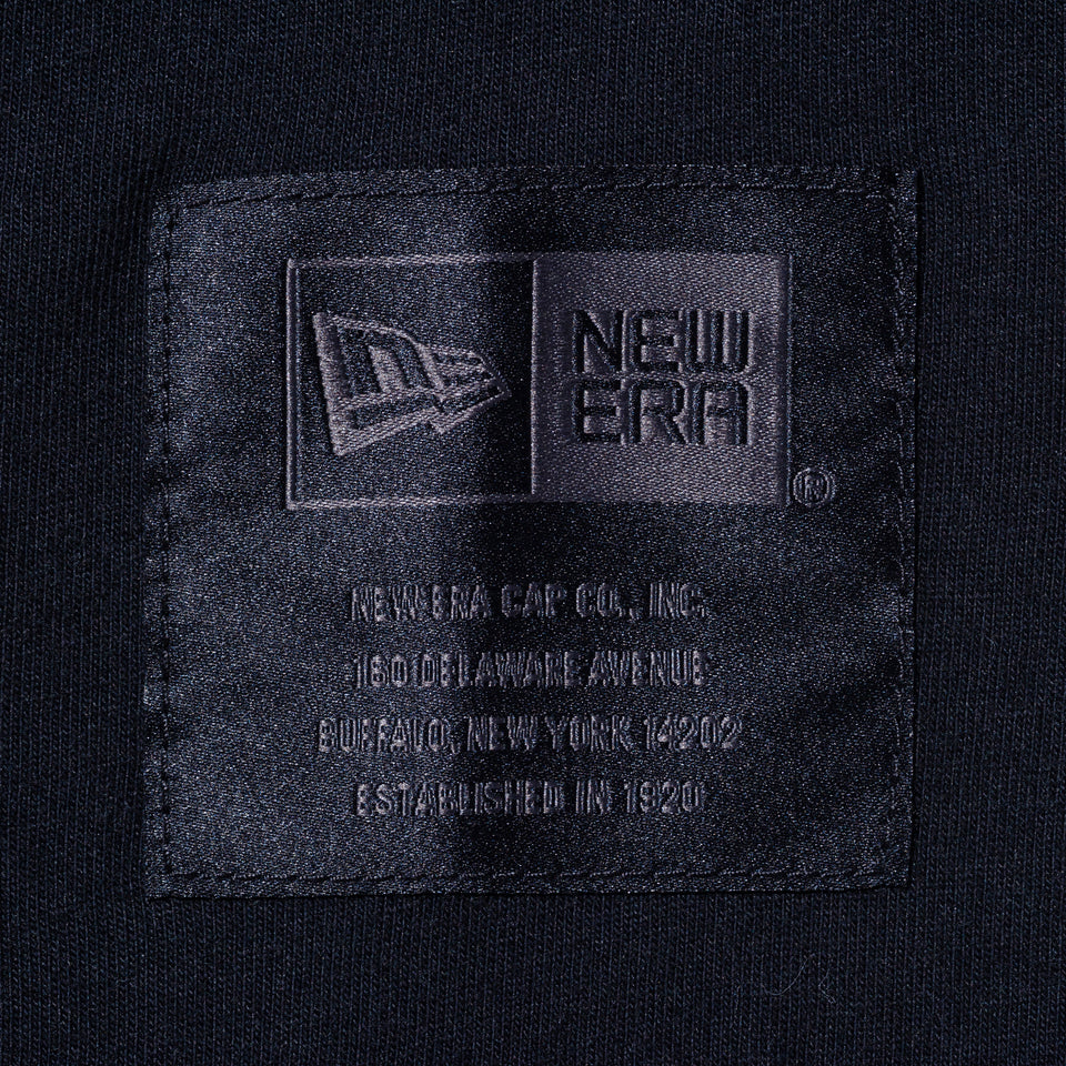 オーバーサイズド 長袖 コットン Tシャツ NEW ERA BLACK LABEL ブラック