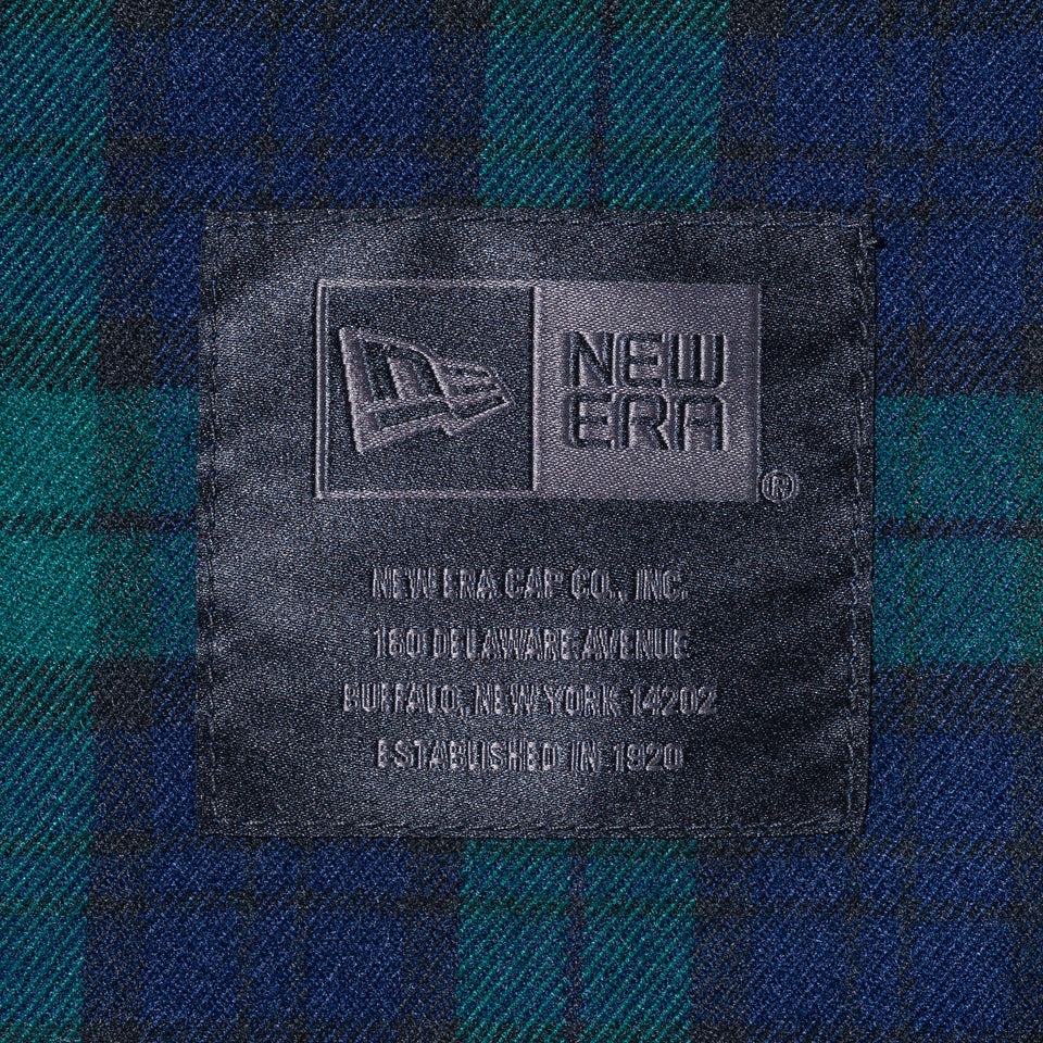 長袖 フランネル チェックシャツ NEW ERA BLACK LABEL グリーン