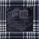長袖 フランネル チェックシャツ NEW ERA BLACK LABEL ブラック