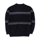 長袖 ニットセーター ウォッシャブル NEW ERA BLACK LABEL ブラック