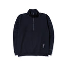 裏起毛 ハーフジップ スウェット NEW ERA BLACK LABEL ヘビーウェイト ブラック