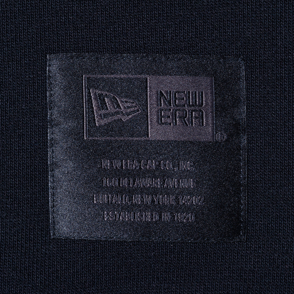 裏起毛 ハーフジップ スウェット NEW ERA BLACK LABEL ヘビーウェイト ブラック