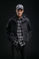 フィールド フーディッド ジャケット NEW ERA BLACK LABEL ブラック