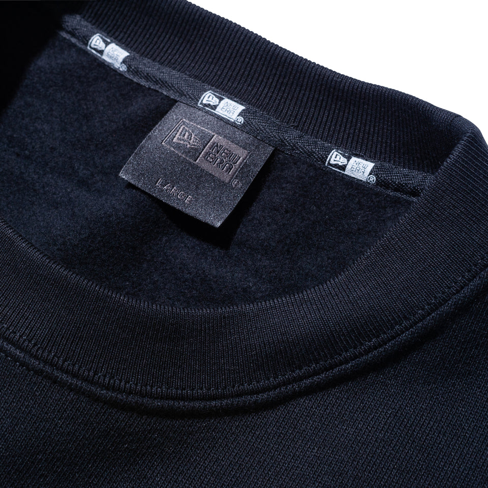 クルーネック スウェット NEW ERA BLACK LABEL ヘビーウェイト ブラック