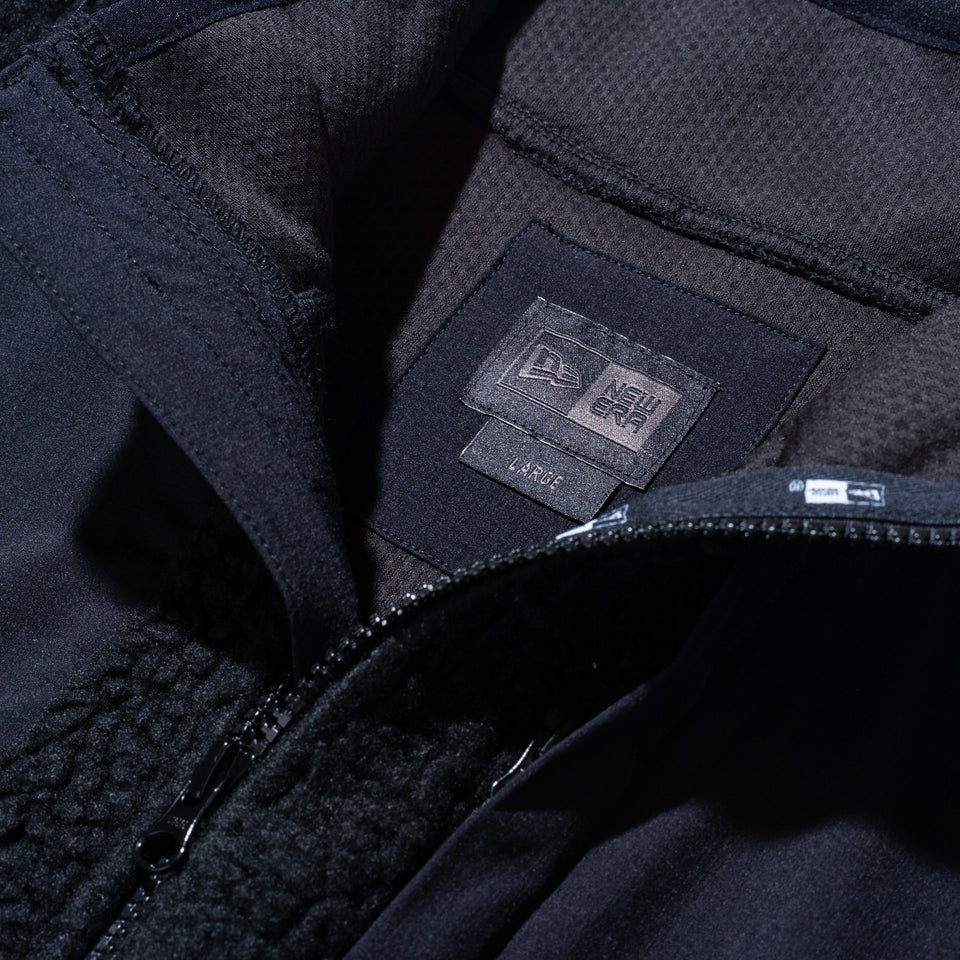 ボアフリース ジャケット NEW ERA BLACK LABEL ブラック