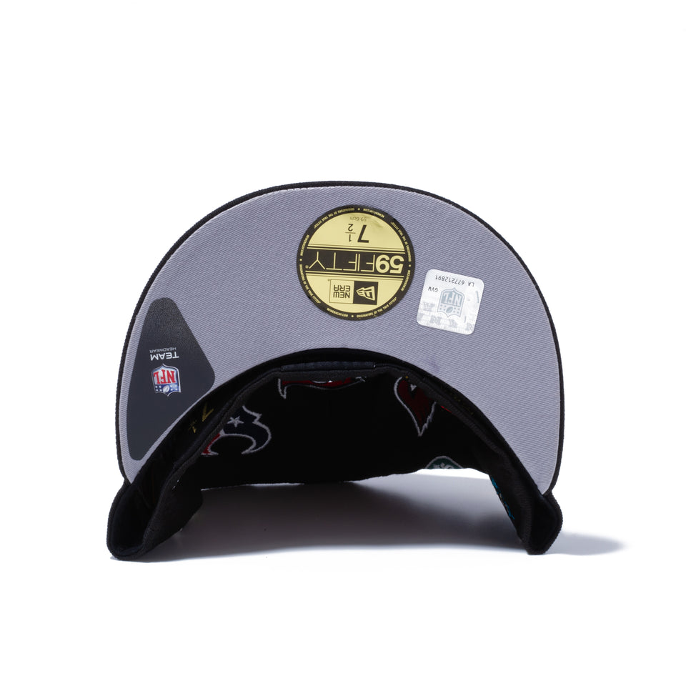 【ストア限定】 59FIFTY NFL ALL LOGOS ブラック【100th Monthly Limited】