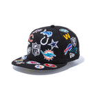 【ストア限定】 59FIFTY NFL ALL LOGOS ブラック【100th Monthly Limited】