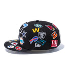 【ストア限定】 59FIFTY NFL ALL LOGOS ブラック【100th Monthly Limited】