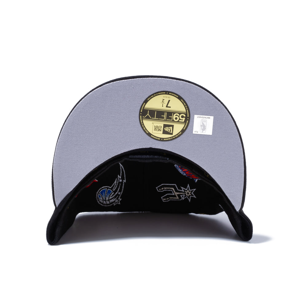 【ストア限定】 59FIFTY NBA ALL LOGOS ブラック【100th Monthly Limited】