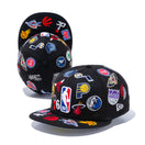 【ストア限定】 59FIFTY NBA ALL LOGOS ブラック【100th Monthly Limited】
