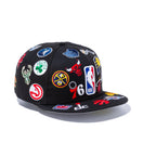 【ストア限定】 59FIFTY NBA ALL LOGOS ブラック【100th Monthly Limited】
