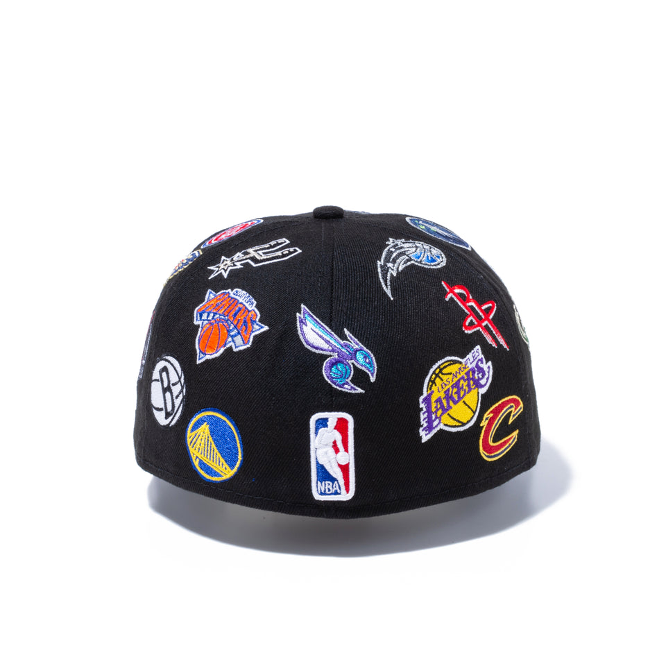 【ストア限定】 59FIFTY NBA ALL LOGOS ブラック【100th Monthly Limited】