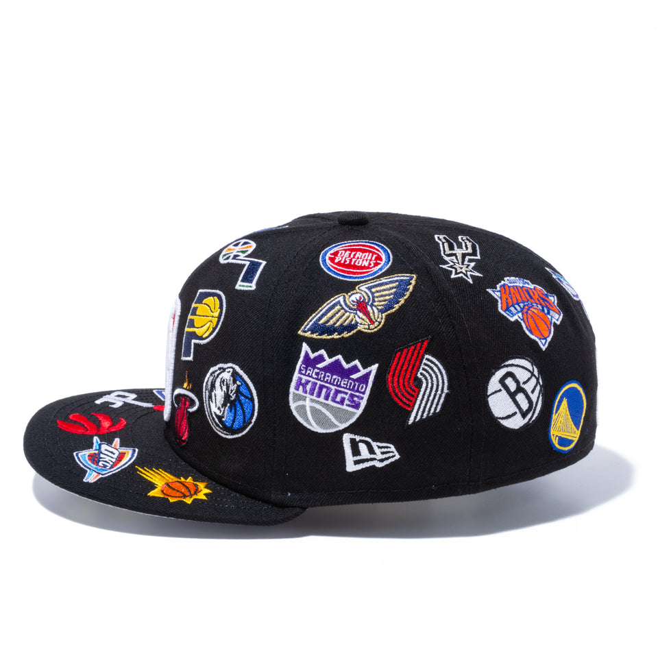 【ストア限定】 59FIFTY NBA ALL LOGOS ブラック【100th Monthly Limited】
