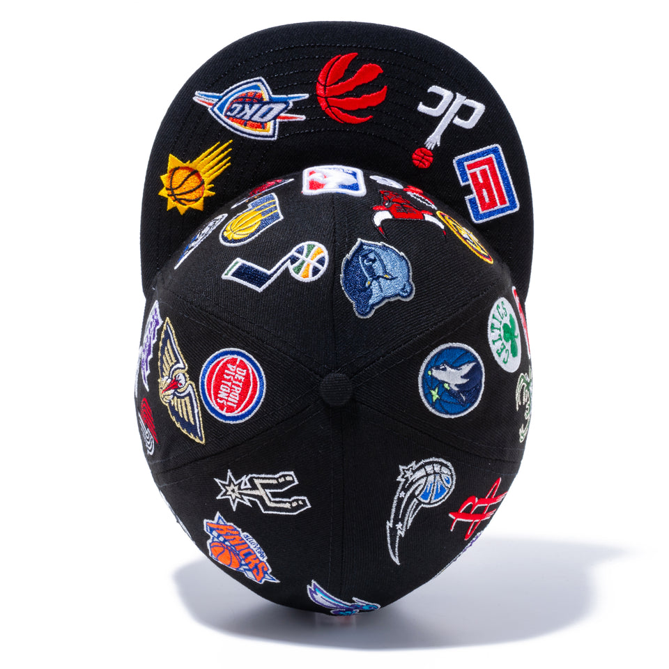 【ストア限定】 59FIFTY NBA ALL LOGOS ブラック【100th Monthly Limited】