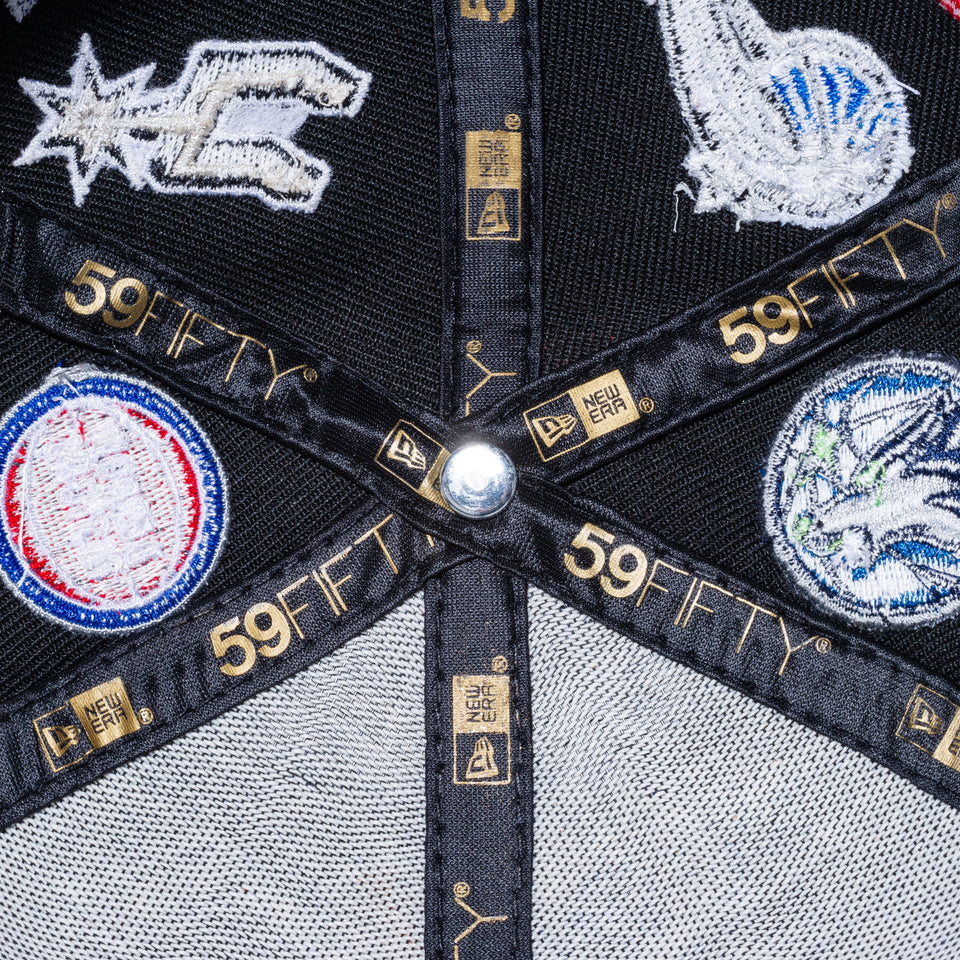 【ストア限定】 59FIFTY NBA ALL LOGOS ブラック【100th Monthly Limited】
