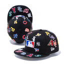 【ストア限定】 59FIFTY MLB ALL LOGOS ブラック【100th Monthly Limited】
