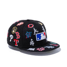 【ストア限定】 59FIFTY MLB ALL LOGOS ブラック【100th Monthly Limited】