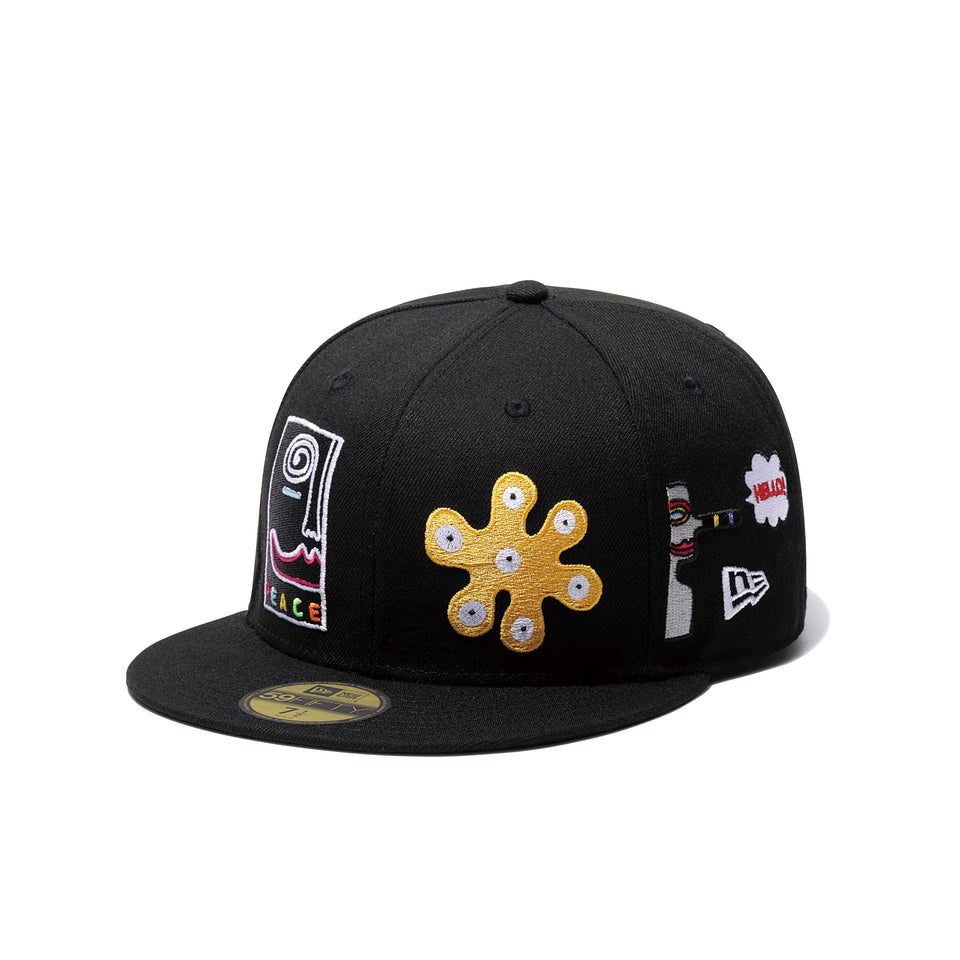 59FIFTY baanai × NEW ERA マルチ アート ブラック - 12593582-700| NEW ERA ニューエラ公式オンラインストア