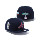 59FIFTY Offset アトランタ・ブレーブス アートワーク ネイビー