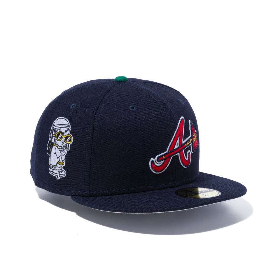 59FIFTY Offset アトランタ・ブレーブス アートワーク ネイビー