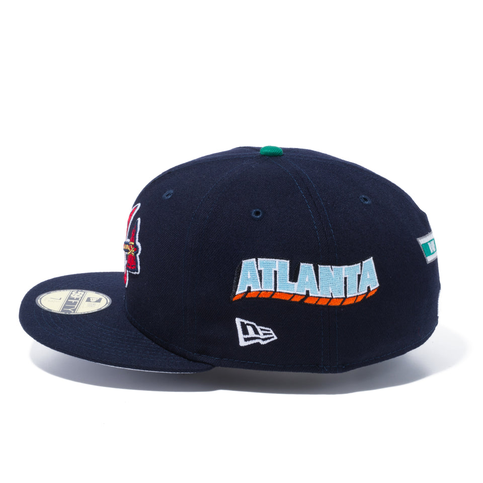 59FIFTY Offset アトランタ・ブレーブス アートワーク ネイビー