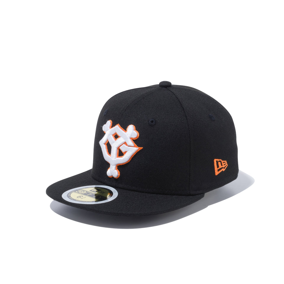 Kid's 59FIFTY 読売ジャイアンツ ブラック × スノーホワイト/ラストオレンジ
