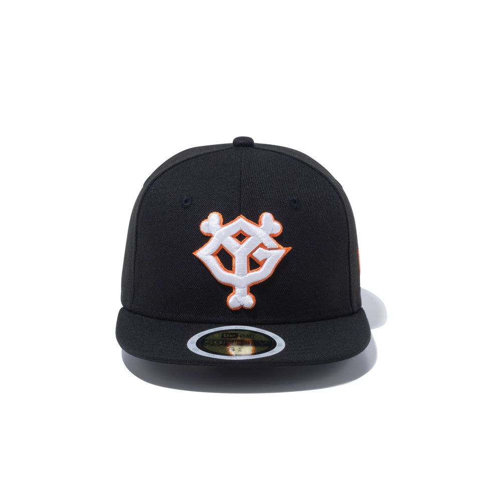 Kid's 59FIFTY 読売ジャイアンツ ブラック × スノーホワイト/ラストオレンジ