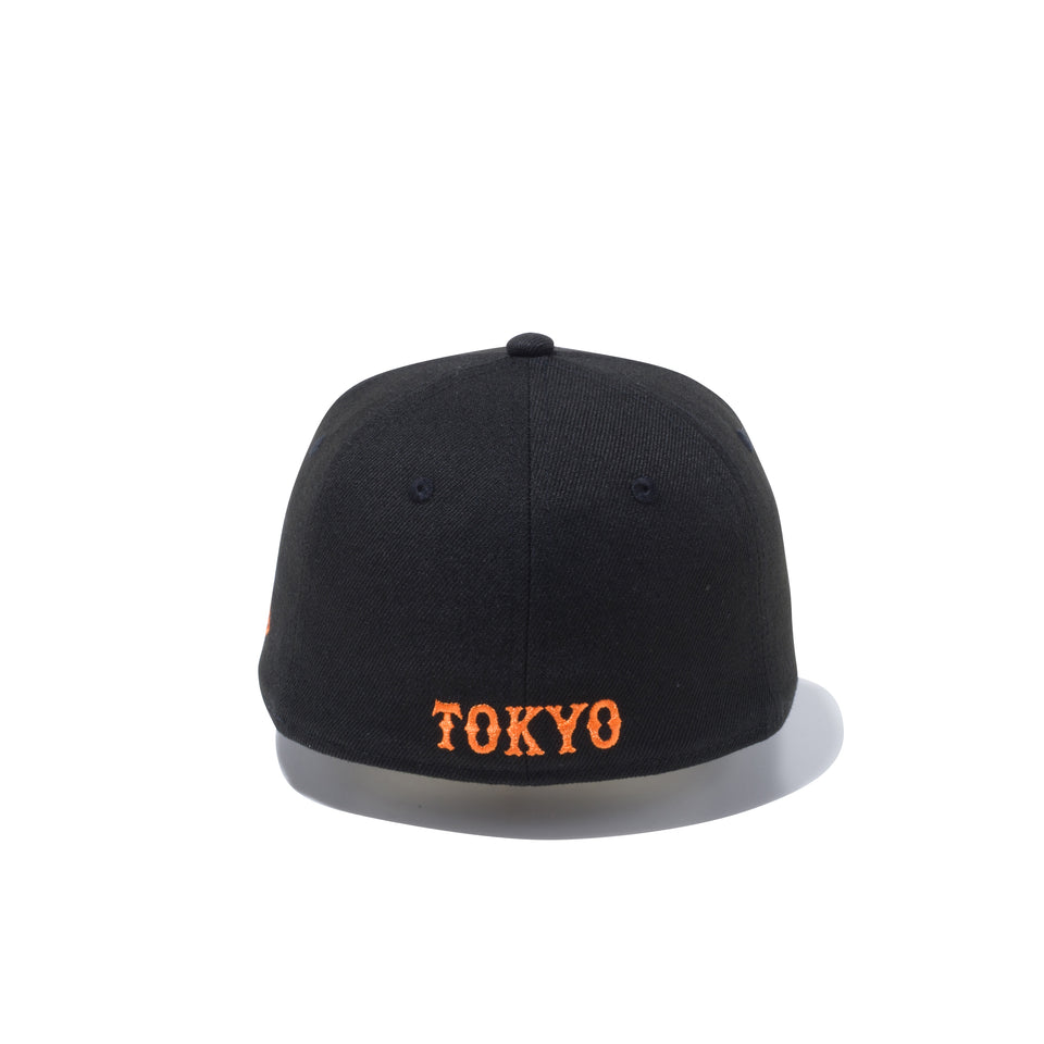 Kid's 59FIFTY 読売ジャイアンツ ブラック × ブラック/ラストオレンジ