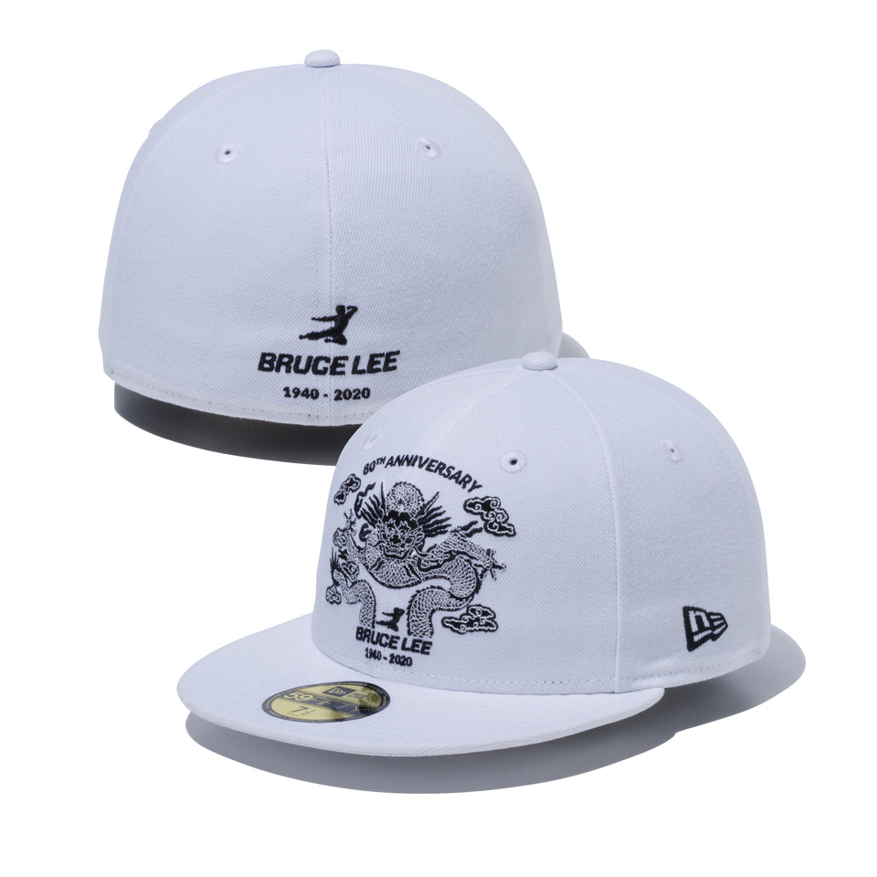 59FIFTY Bruce Lee ブルース・リー ドラゴン オプティックホワイト × ブラック - 12651374-700| NEW ERA ニューエラ公式オンラインストア