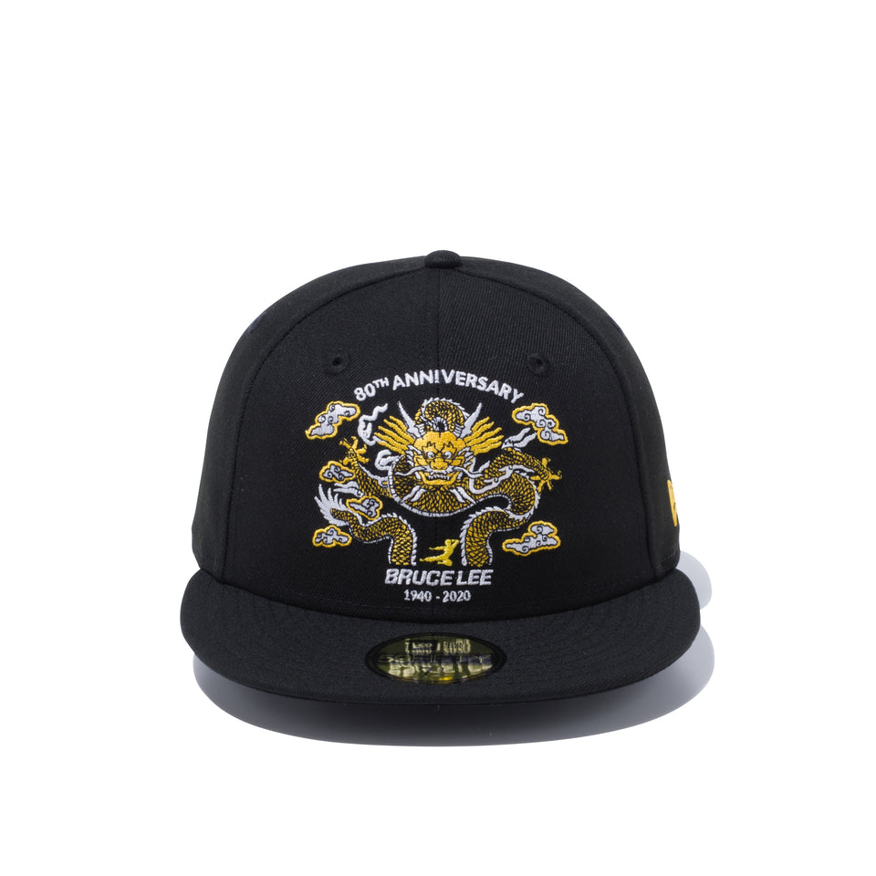 59FIFTY Bruce Lee ブルース・リー ドラゴン ブラック × マニラ - 12651375-700| NEW ERA ニューエラ公式オンラインストア