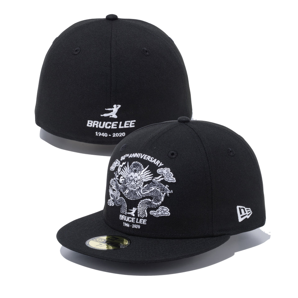 59FIFTY Bruce Lee ブルース・リー ドラゴン ブラック × スノーホワイト - 12651376-700| NEW ERA ニューエラ公式オンラインストア