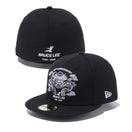59FIFTY Bruce Lee ブルース・リー ドラゴン ブラック × スノーホワイト - 12651376-700| NEW ERA ニューエラ公式オンラインストア