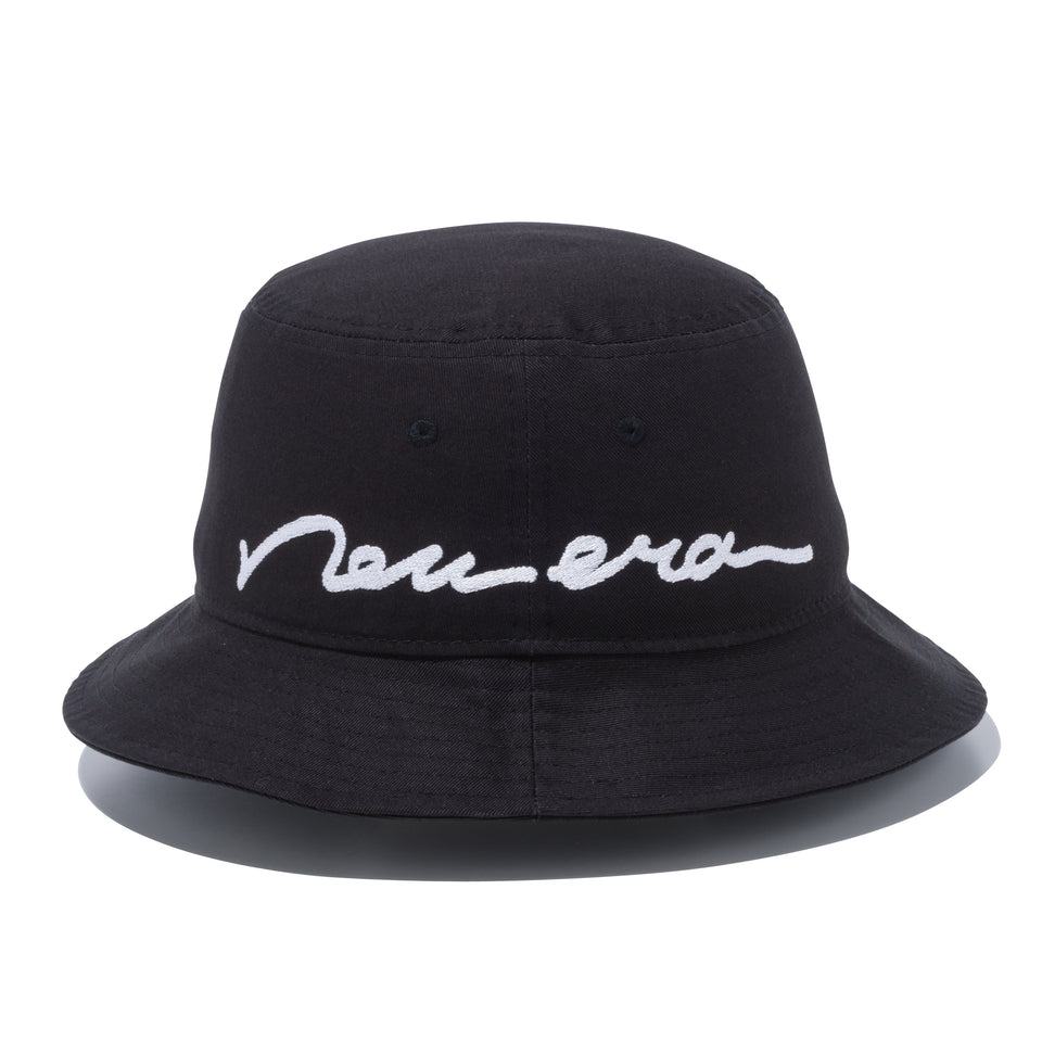 バケット01 エッセンシャル new era ロゴ ブラック