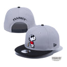 9FIFTY PEANUTS ピーナッツ ジョー・クール グレー ブラックバイザー