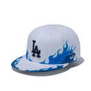 9FIFTY ロサンゼルス・ドジャース ファイアーパターン ホワイト