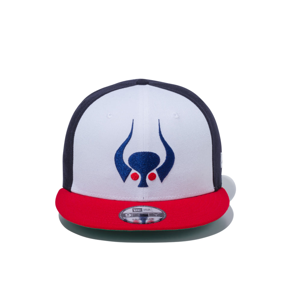9FIFTY 大阪近鉄バファローズ ホワイト / ネイビー / スカーレット グリーンアンダーバイザー