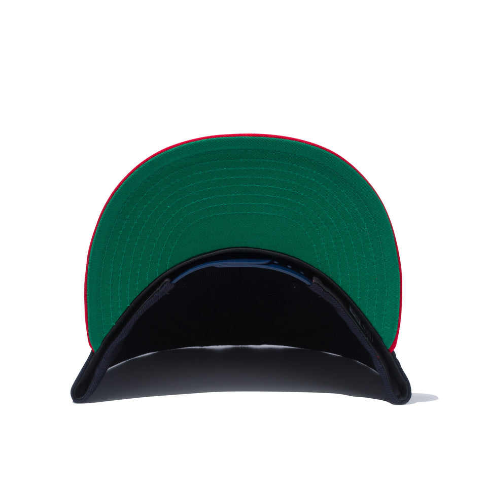 9FIFTY 大阪近鉄バファローズ ホワイト / ネイビー / スカーレット グリーンアンダーバイザー