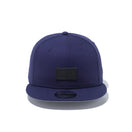 9FIFTY ダックキャンバス レザーパッチ ボックスロゴ ライトネイビー × ブラック