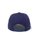 9FIFTY ダックキャンバス レザーパッチ ボックスロゴ ライトネイビー × ブラック