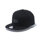 9FIFTY ダックキャンバス レザーパッチ ボックスロゴ ブラック × ブラック