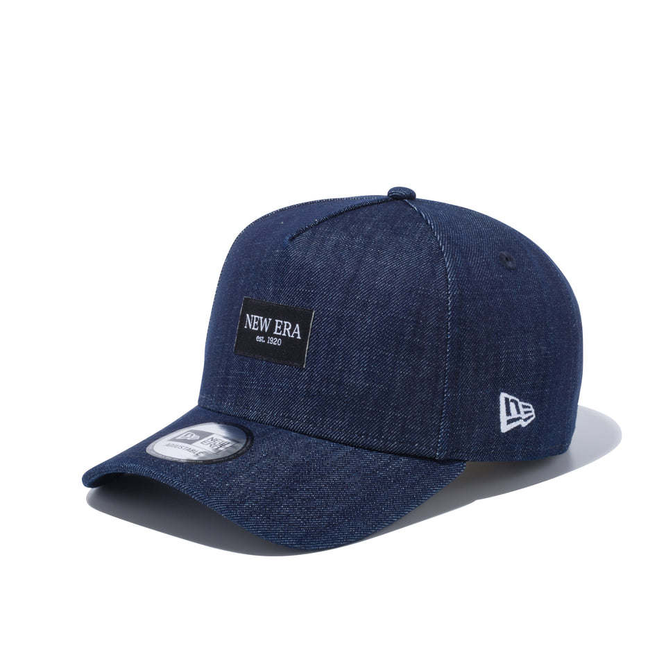 9FORTY A-Frame ブラックパッチ インディゴデニム × スノーホワイト