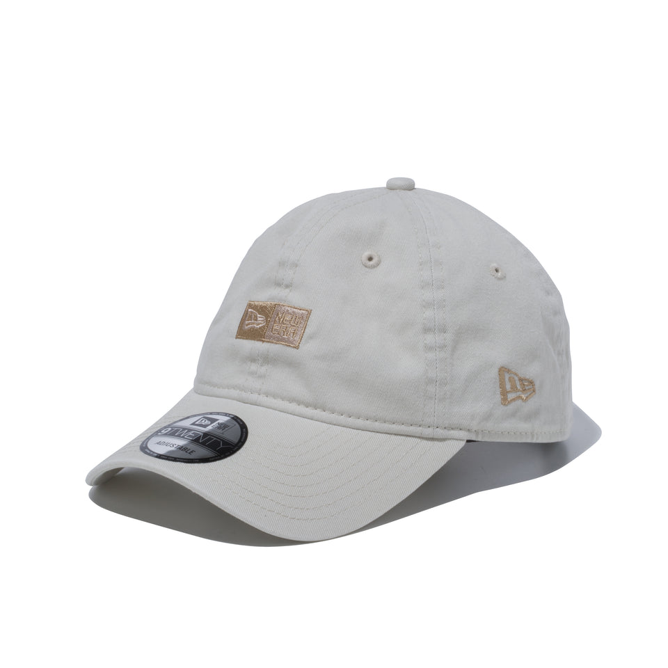 9TWENTY ボックスロゴ ストーン × ベージュ