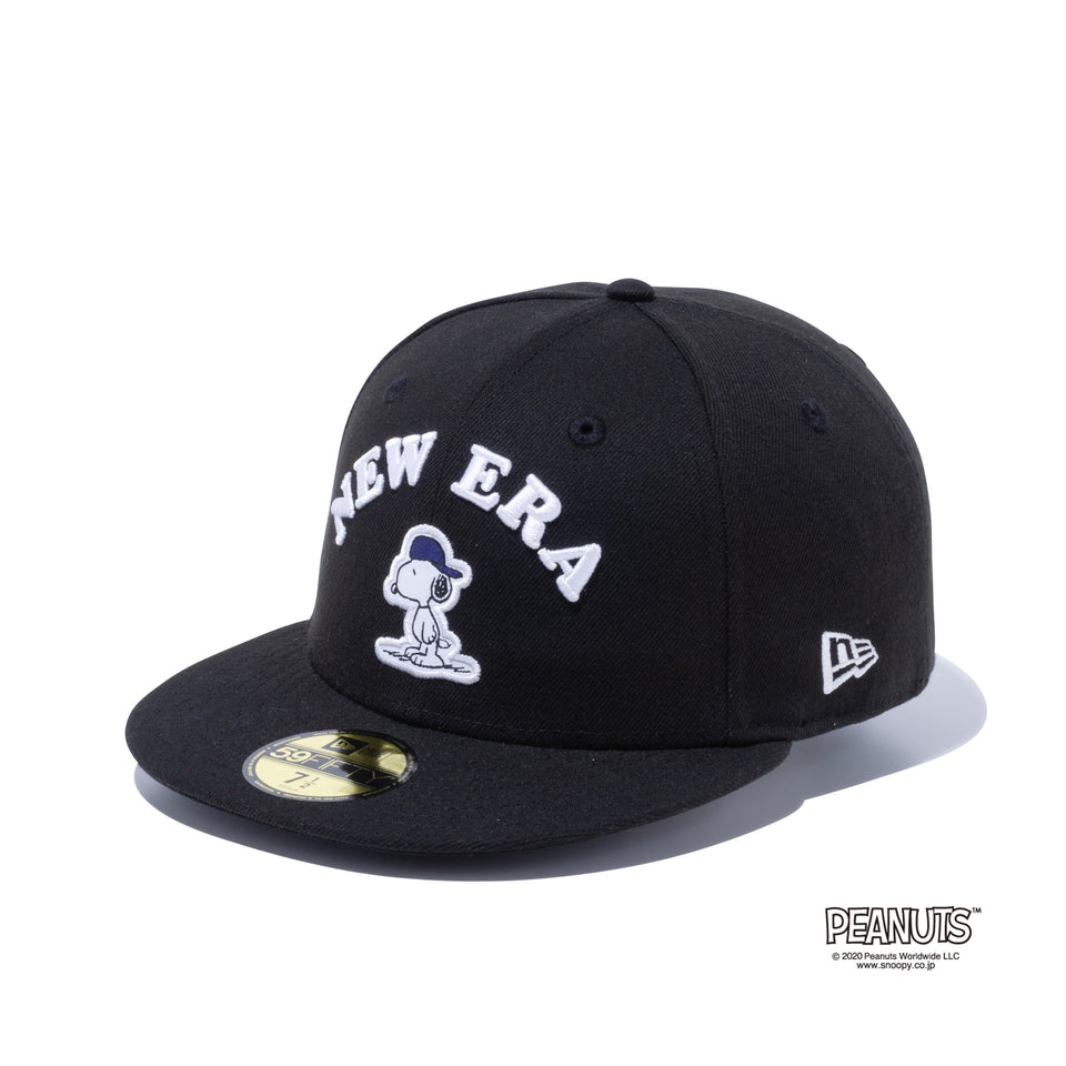 59FIFTY PEANUTS ピーナッツ スヌーピー ブラック