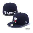 59FIFTY PEANUTS ピーナッツ ジョー・クール ネイビー グレーアンダーバイザー