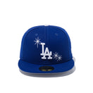 59FIFTY ロサンゼルス・ドジャース スパークル ダークロイヤル × スノーホワイト