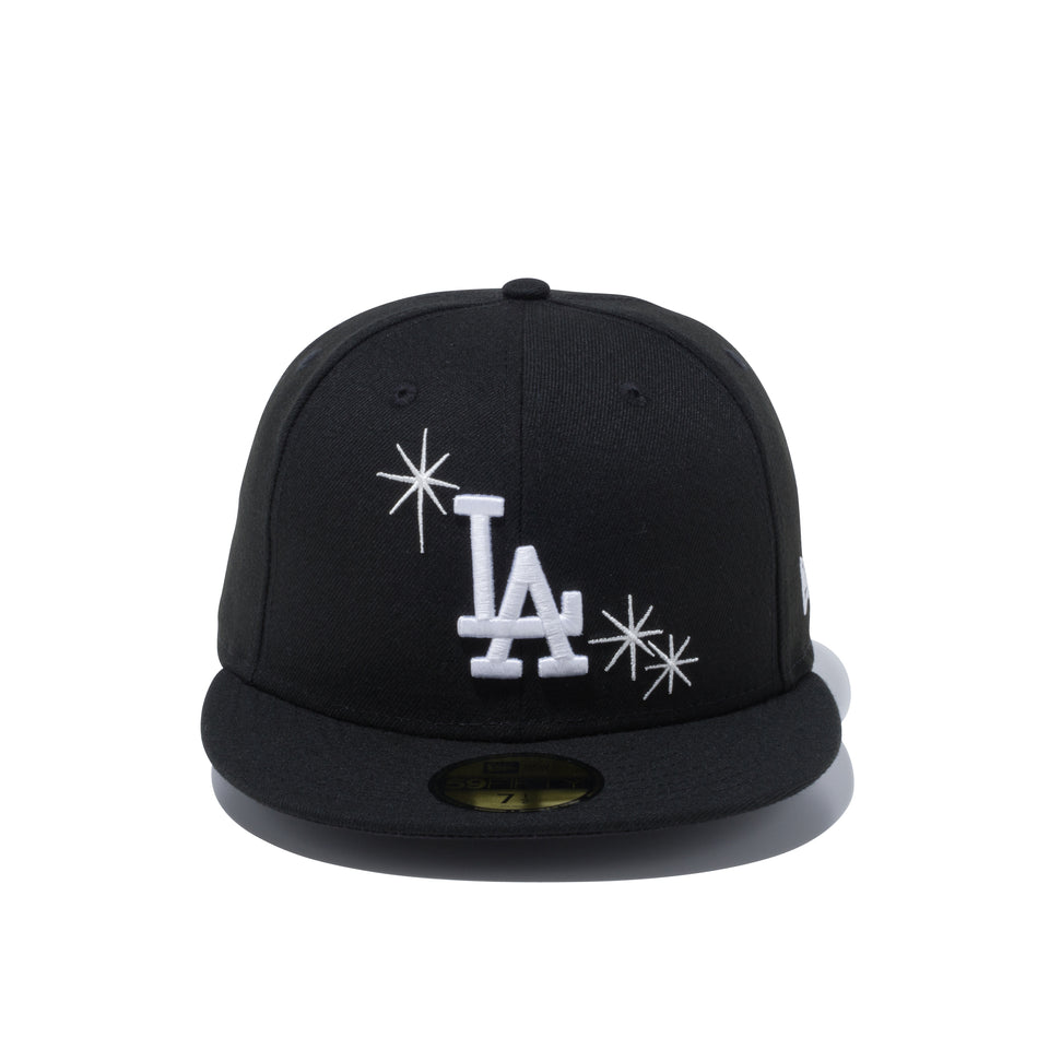 59FIFTY ロサンゼルス・ドジャース スパークル ブラック × スノーホワイト