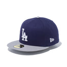 59FIFTY ロサンゼルス・ドジャース ダックキャンバス ライトネイビー グレーバイザー