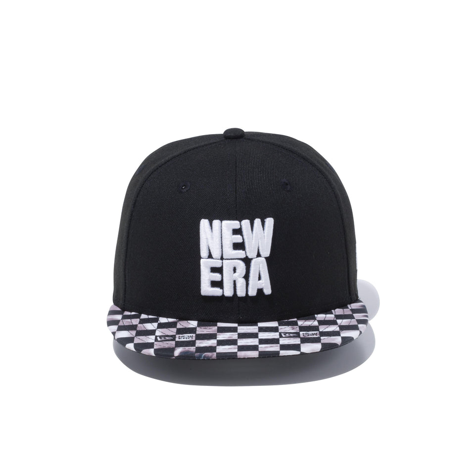 Youth 9FIFTY タイダイチェッカー スクエアニューエラ ブラック